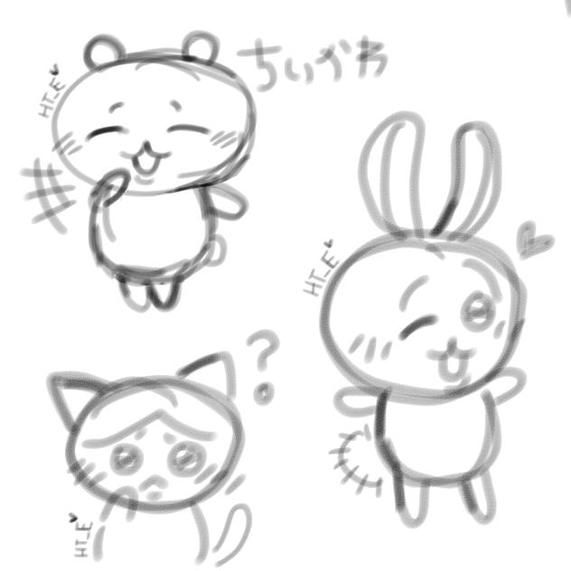 ちいかわらくがき