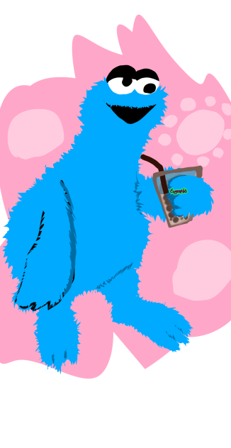 cookie monster but drip