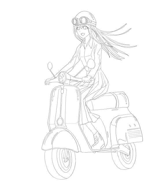 Vespa line