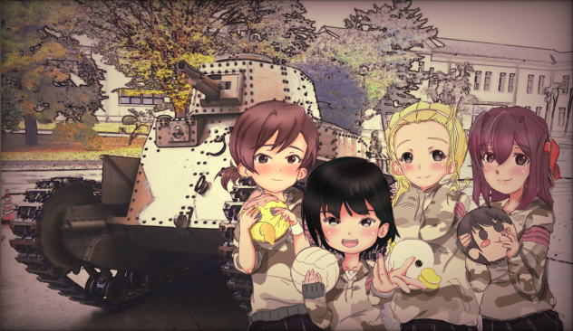 戦車に会いに行こう♪【塗り絵】