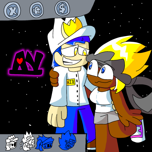 Vs.H.Rose Twins(Human Blue and White)1