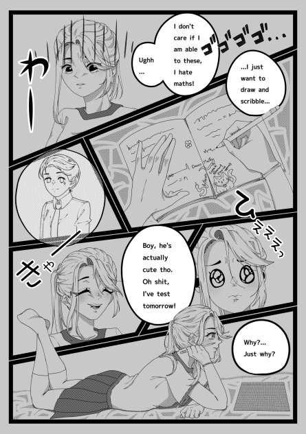 First Manga Panel - ibisPaint