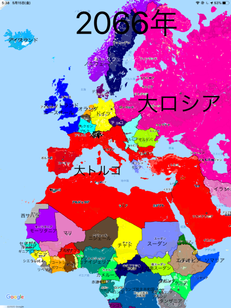 勝手にヨーロッパの国土変化（最終回）