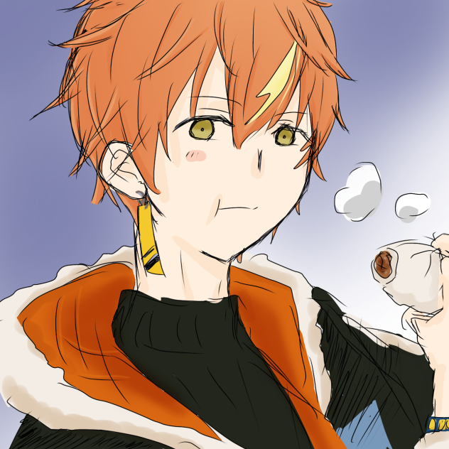 肉まん食べる東雲彰人 Ibispaint