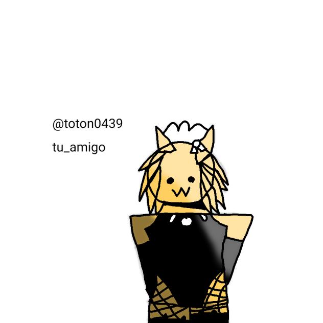 dibujo de un amigo de roblox