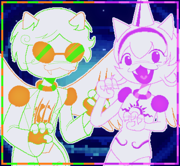 °•°😼💚🧡+😼💜💟°•°