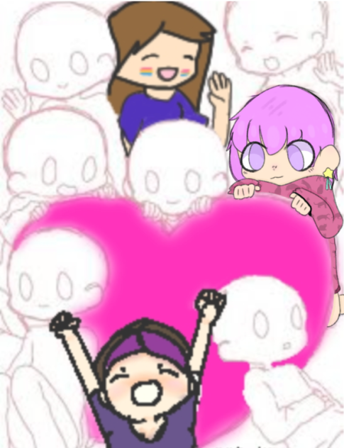 Heart collab uwu - ibisPaint