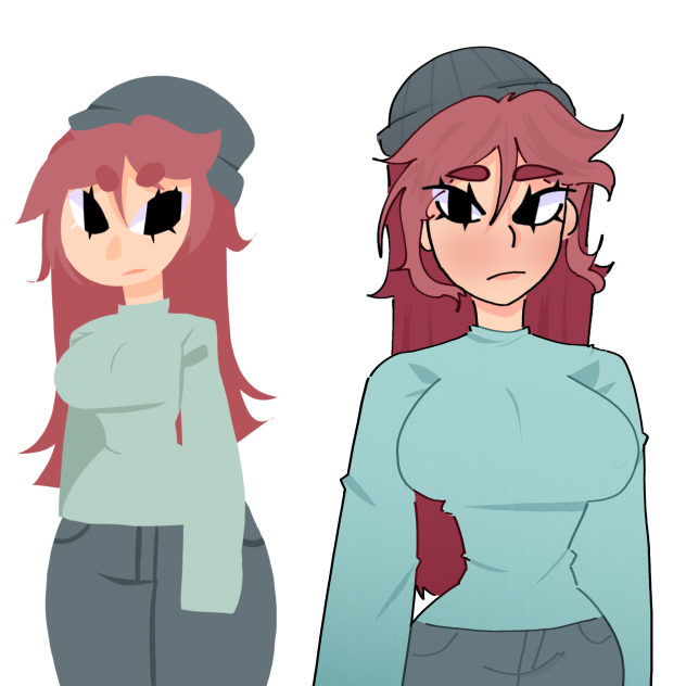 drawing a random girlie