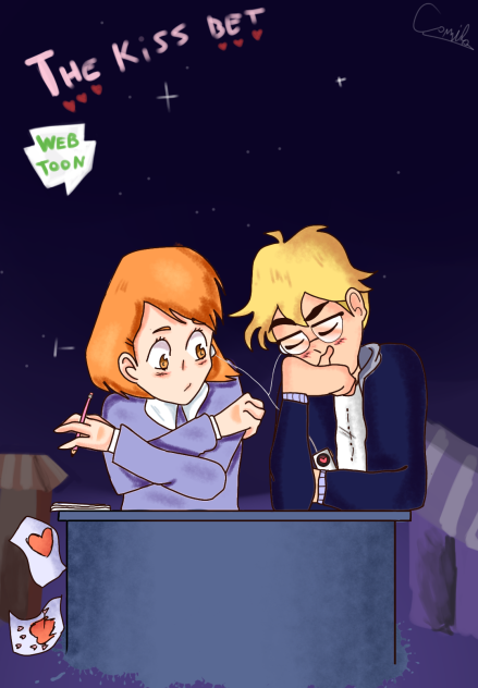 Apuesta de amor - The kiss bet fanart