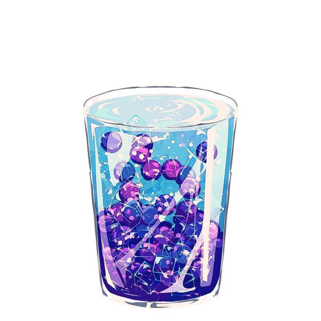 Blue berry ice tea