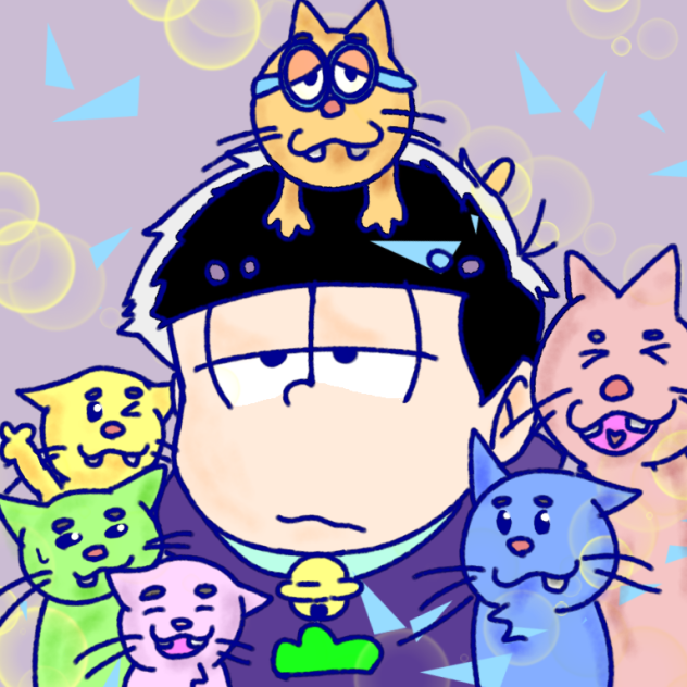 おそ松さん(何かに埋もれるシリーズ)・一松Ver.・