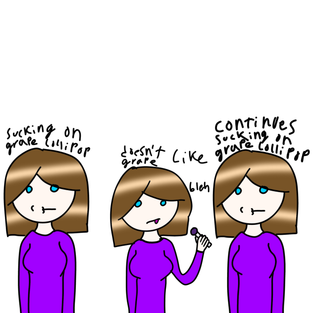 grape lollipop