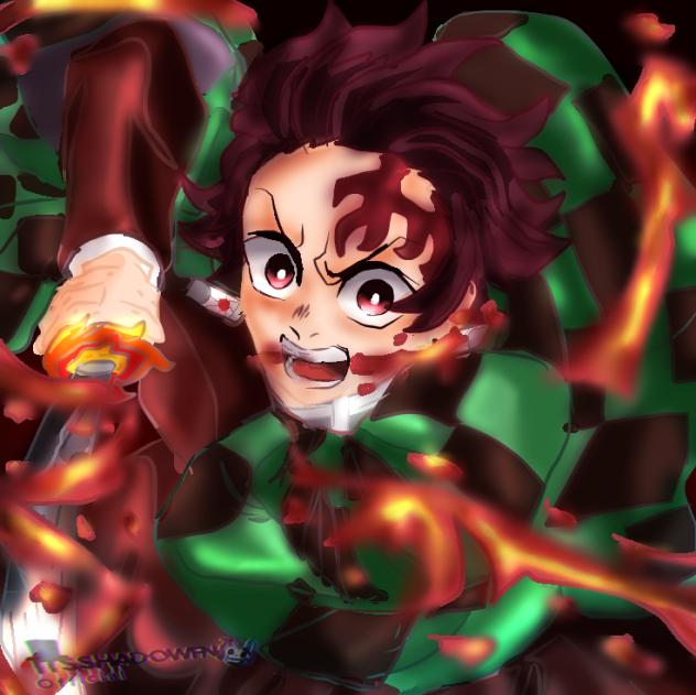 Tanjiro Kamado Drawing #kny