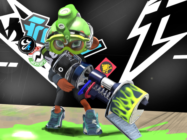 ロングブラスターネクロ(SPLATOON)
