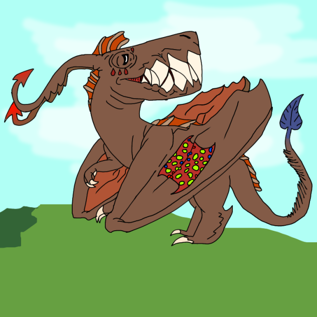 Panda in dragon form