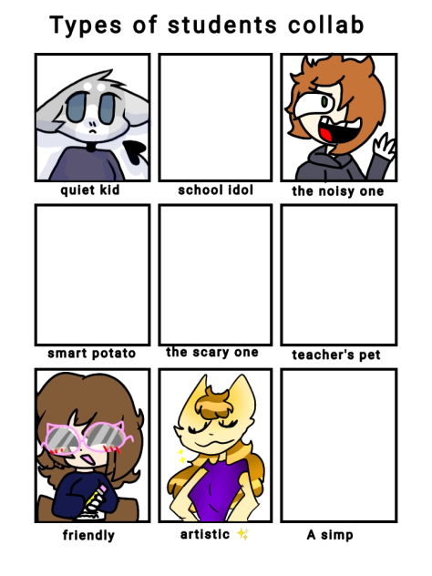 types of students collab
