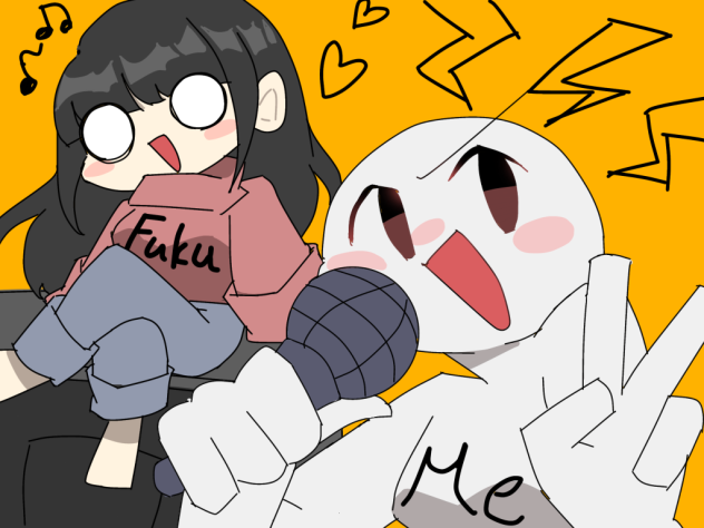 FNF風の福さん&私