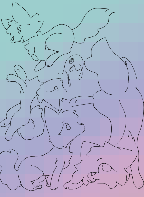 Cat Collab Base! - ibisPaint