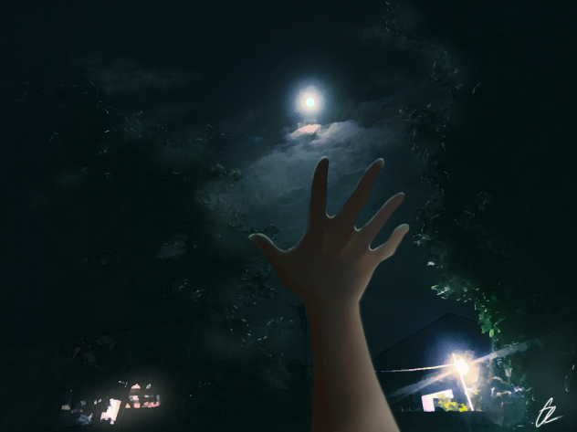 full moon - ibisPaint