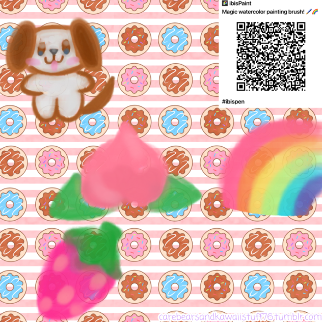 Mixing watercolor brush ^ _ ^