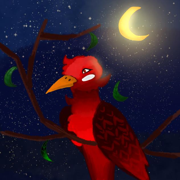 A Red Bird