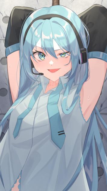 捕まったミクちゃんの元絵