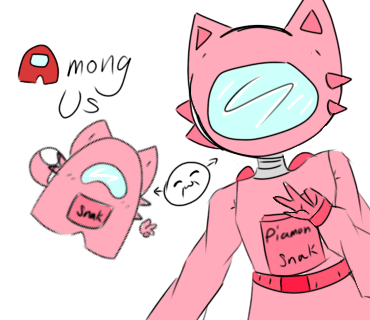 Me as a Among Us character