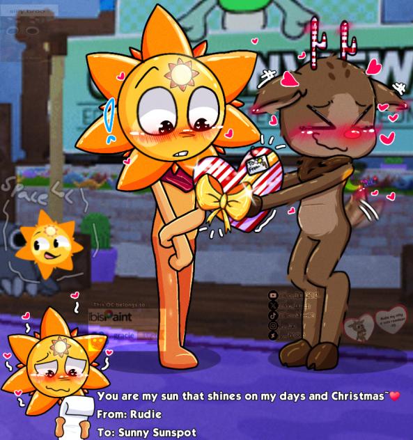 ☀️Sunny x Rudie🦌(OC x Canon(OC NOT MINE)