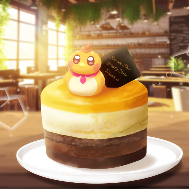 「ヒーローのおやつです！」ツバサくんオレンジムースケーキ