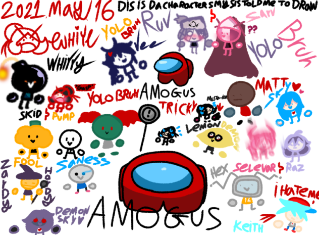 The mods my sis told me to draw
