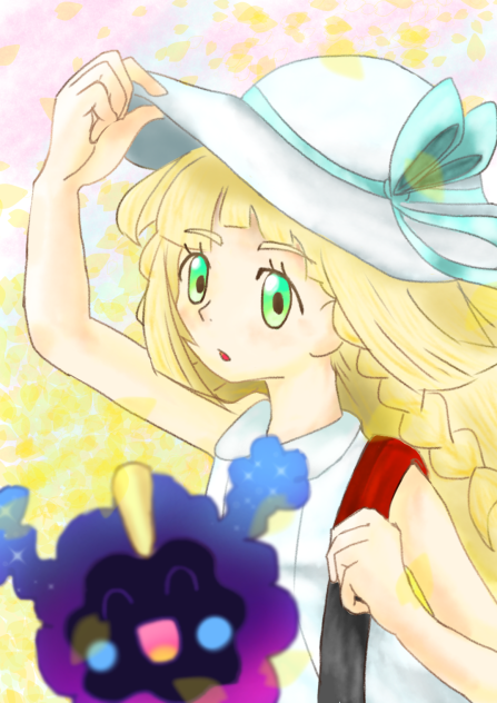 リーリエとコスモッグ