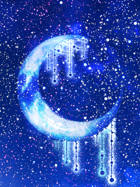 月背景１