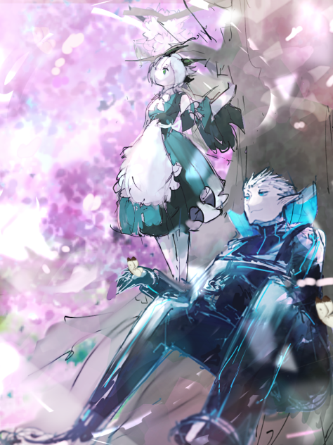 桜舞う