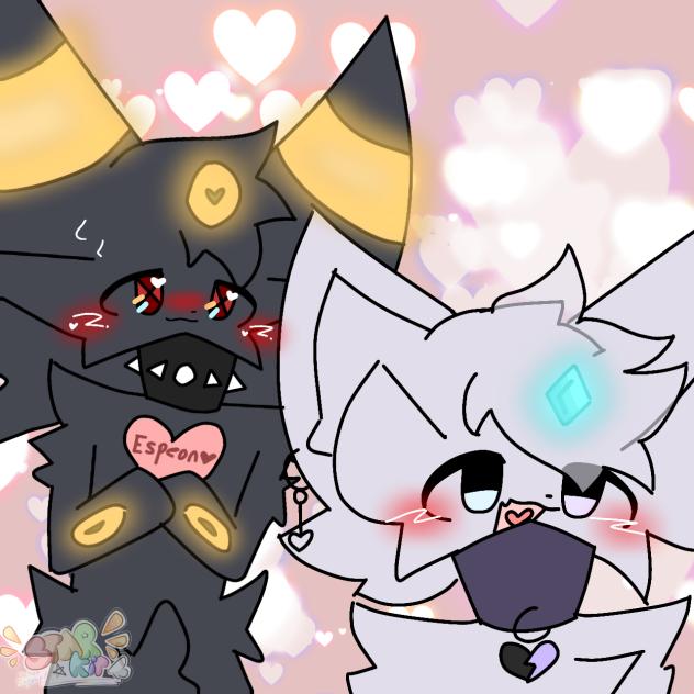 💜 espeon x umbreon 🖤 (esbreon)
