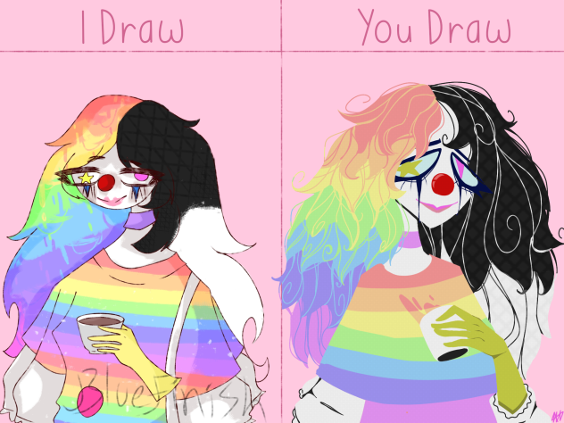 Palhaça meio a meio l You draw