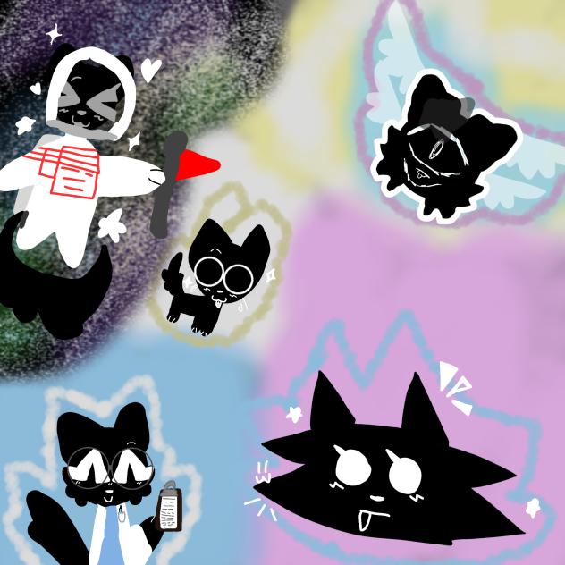 Cat doodles X3