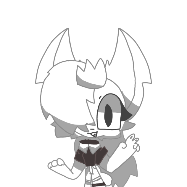 Lazy petunia drawing