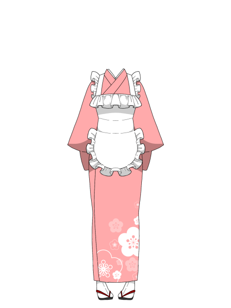 和風ウエイトレス