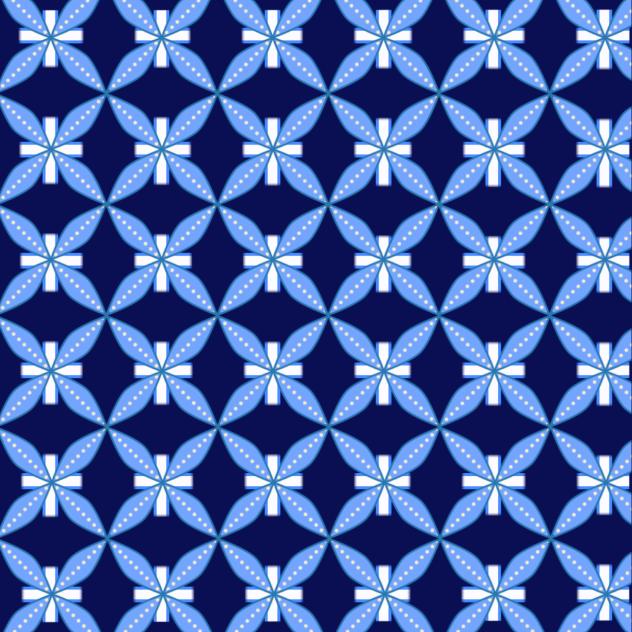 Pattern Batik Kawung 4