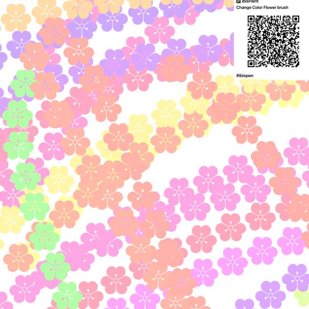 Change Color Flower brush