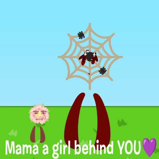 mommy mama a girl behind you