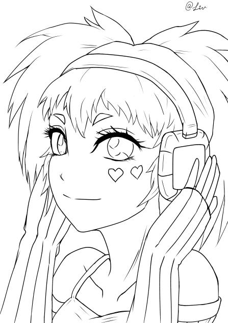 Pink🩷（線画）