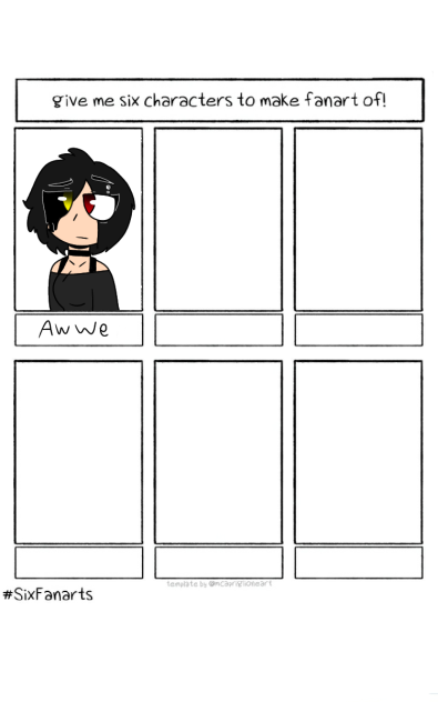 6 fanart challenge