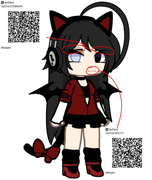 Gacha Mouth + Eyebrow