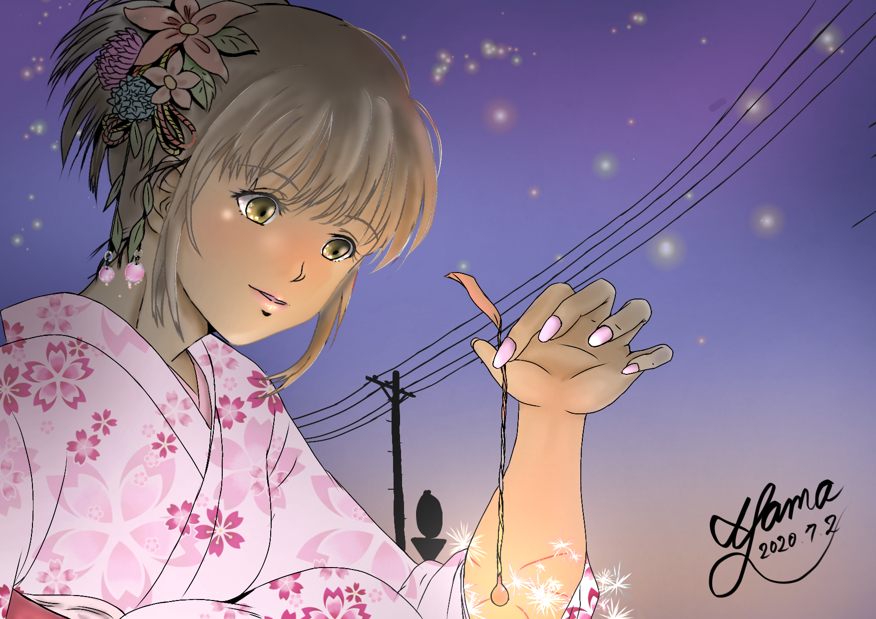 線香花火 Ibispaint