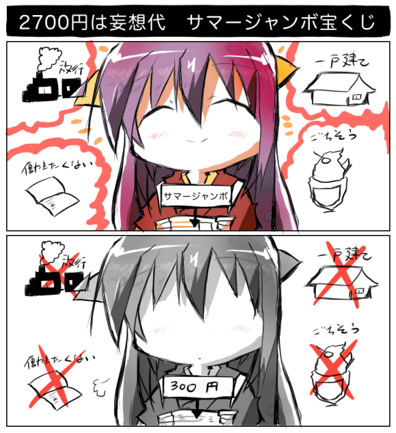 2700円は妄想代