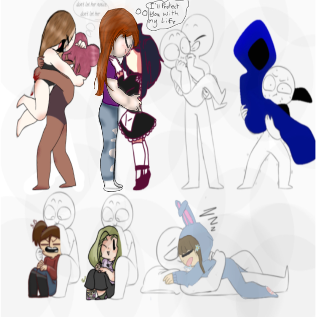 Cute hugs collab