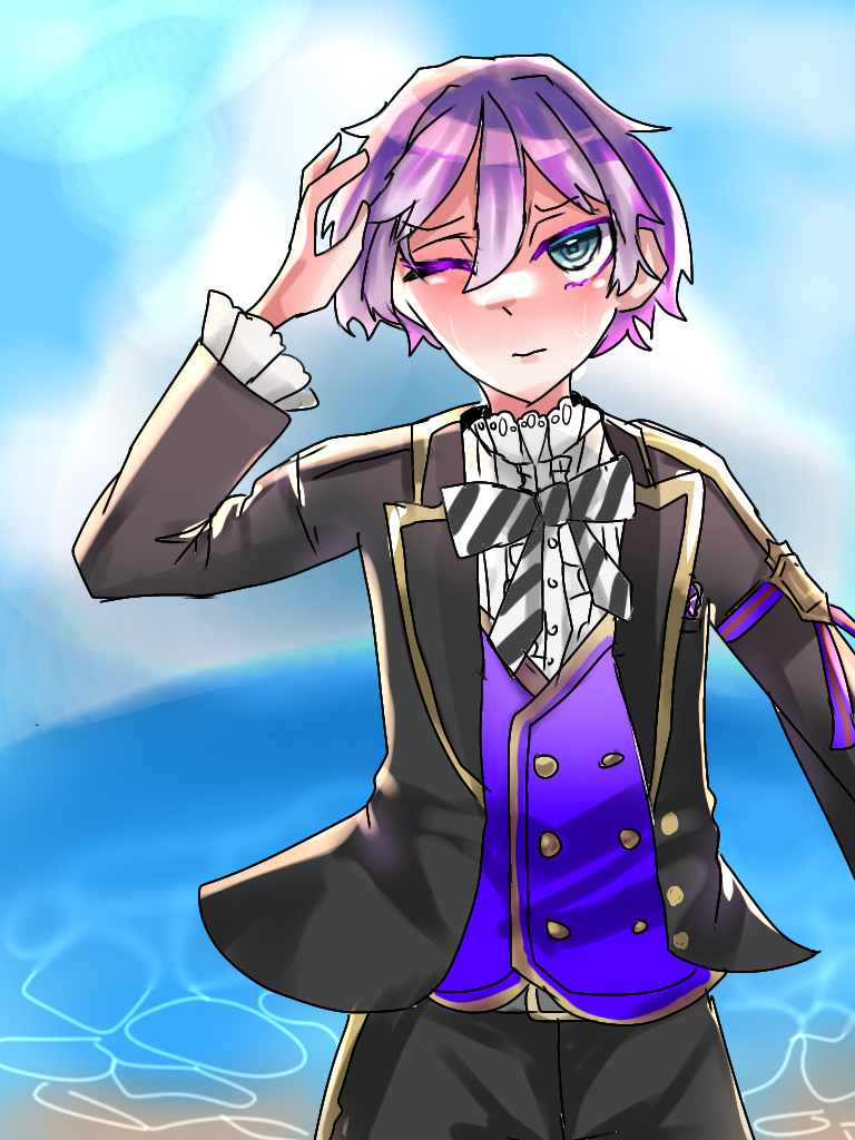 エペルと海 Ibispaint