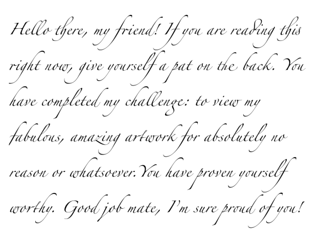 My ABSOLUTELY GORGEOUS artwork