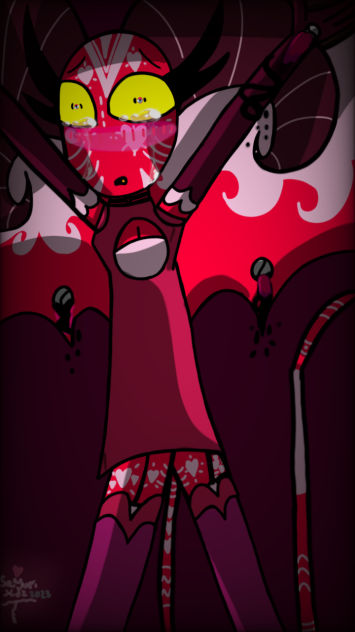 Aurora Observing Blitzo's Enemies